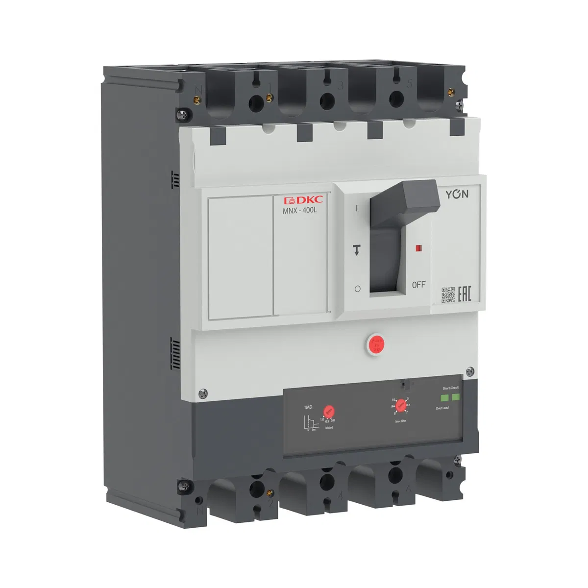 Авт. выкл. пост. тока YON pro MNX400M 4P 400A 85kA при DC1000V расц. TMD DC MNX400M4DTMD0400 DKC