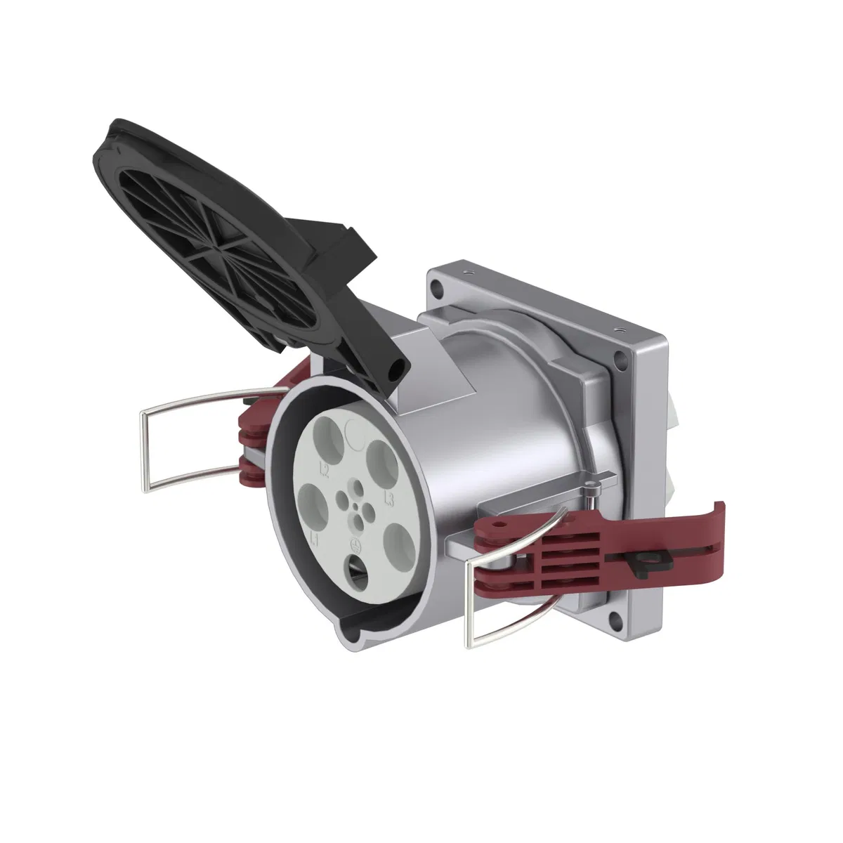 Розетка панельная PSS IP67 400А 3P+E+N 690В PSS656-400-69 DKC