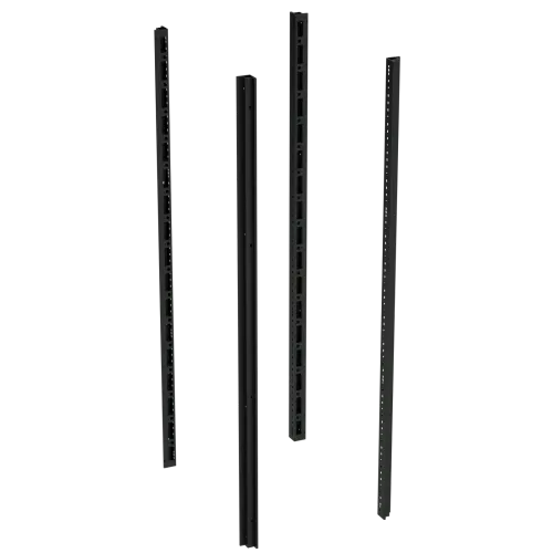 Стойки вертикальные для 19" IT-CQE, В=2000мм, 4шт, RAL9005 R5KMN20B DKC