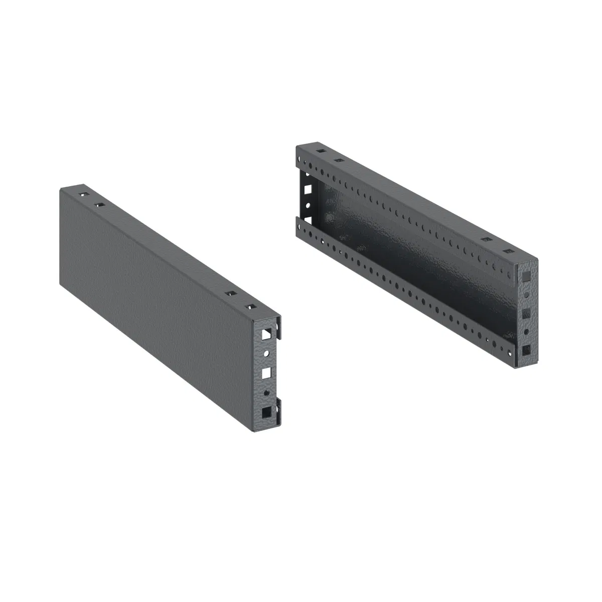 Панели цоколя для корпусов CQE & CQE N, ШхГ 600 мм, В=100 мм, RAL7011, комплект - 2 шт. (замена на R5NFPB60) RAM block R5NFP60 DKC