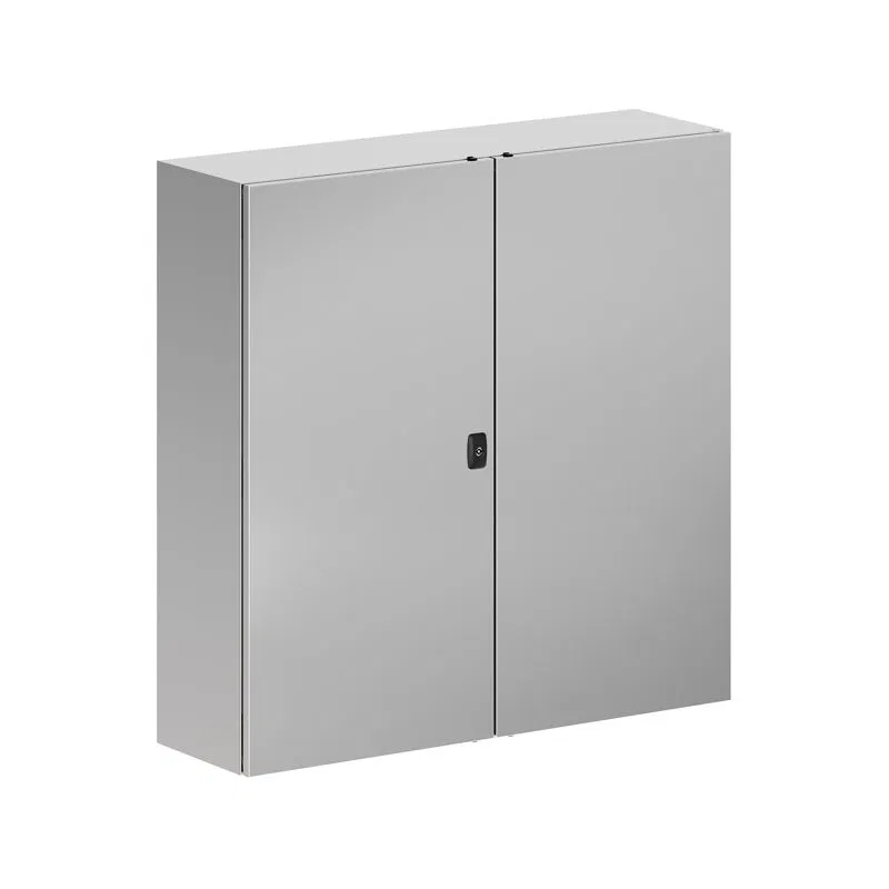 Корпус навесной STH с М/П двухдверный из нержавеющей стали AISI304 1000х1000х300мм без фланца DKC R5STH1013-304