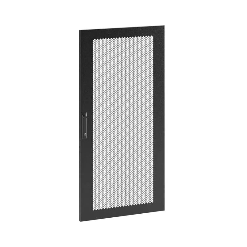 Дверь одностворчатая для IT-CQE 1400х800 перфорир. RAL9005 DKC RBITCPMS1480