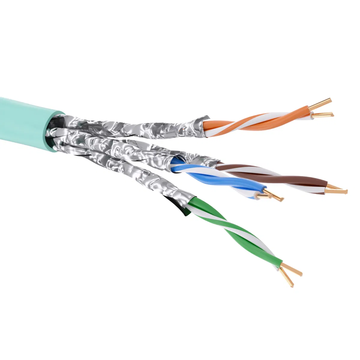 Кабель CAT 6A, U/UTP Application, нг(А)-HF, бухта 500м, аква RN6AUUA01AQ DKC