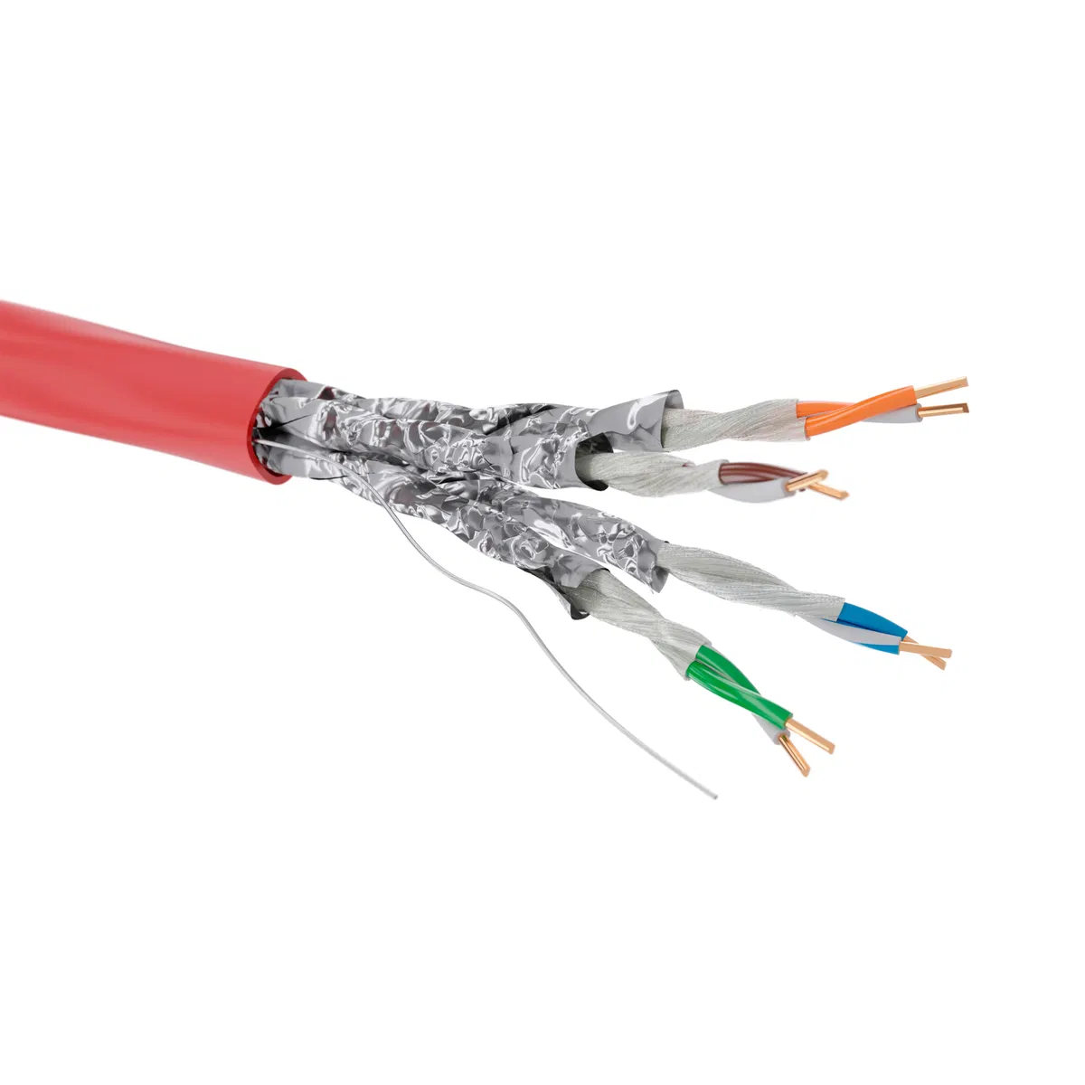 Кабель CAT 6, U/FTP, нг(А)-FRHF, бухта 305м, красный RN6UFA04RD DKC
