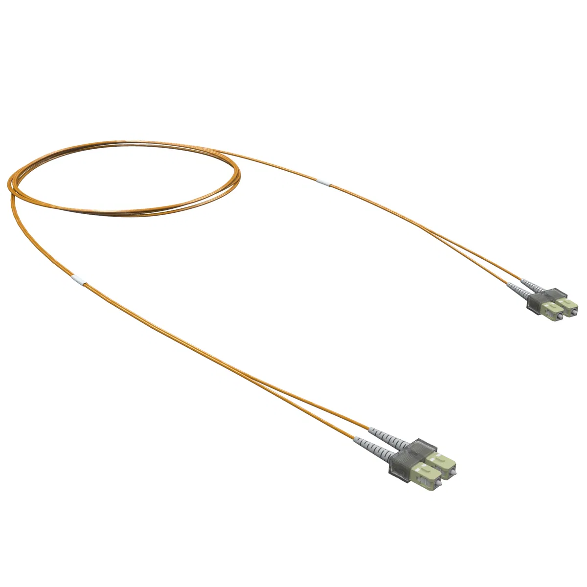 Оптический коммутационный шнур двухволоконный (Duplex) SC/UPC-SC/UPC, 50/125 (OM2), 3 м RNPC50DCC3 DKC