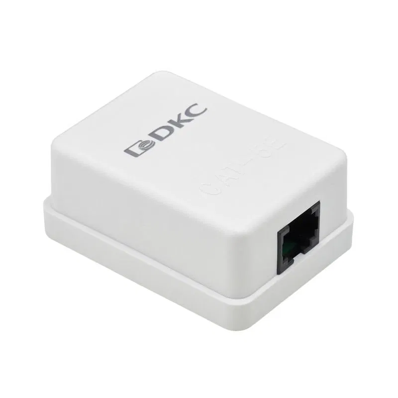 Розетка 1-м кат.5E Keystone универс. DKC RNW5E1WH
