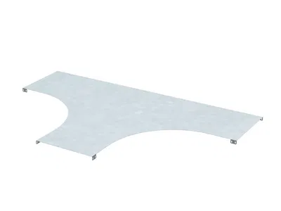 Крышка для ответвителя T-образ. горизонт. осн. 900 R-660 гор. цинк DKC UKT609HDZ