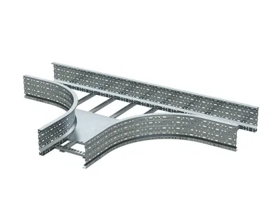 Ответвитель для лестн. лотка Т-образ. 200х200 R-660 гор. цинк DKC ULT622HDZ