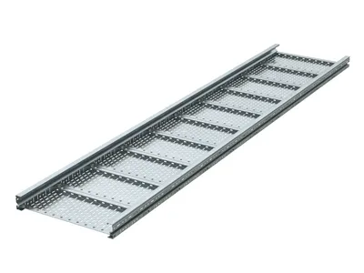 Лоток листовой 100х400, лонжерон 1,5 мм, L 6 м, горячий цинк USM614HDZ DKC