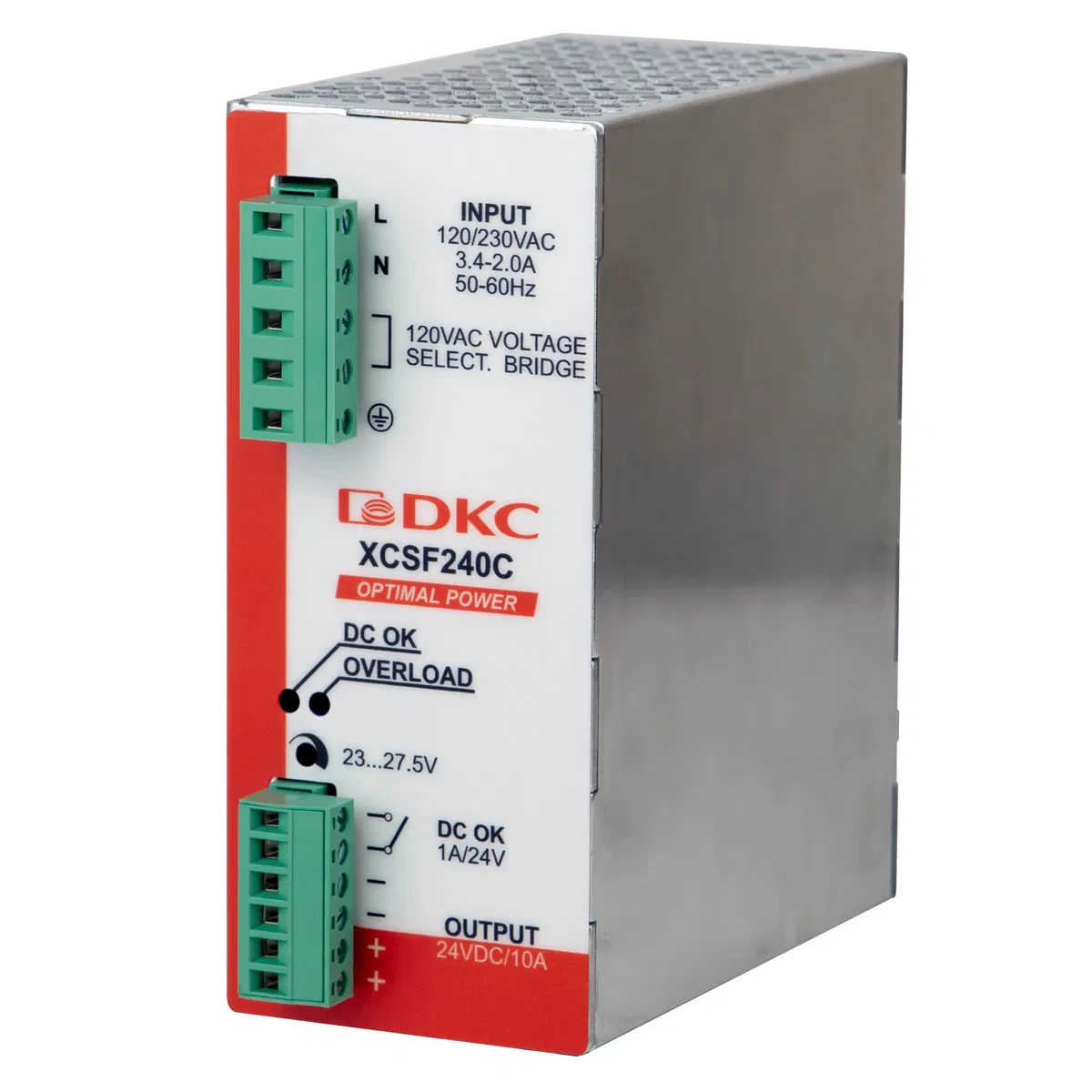 Источник питания "OPTIMAL POWER", однофазный, 240Вт, 5А, 48В, с ORing диодом XCSF240DP DKC