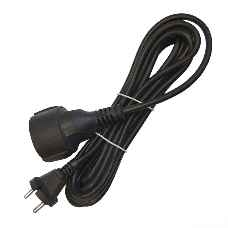 Удлинитель-шнур 1х5м без заземл. 10А IP20 ПВС 2х1 черн. DOMTOK 2340