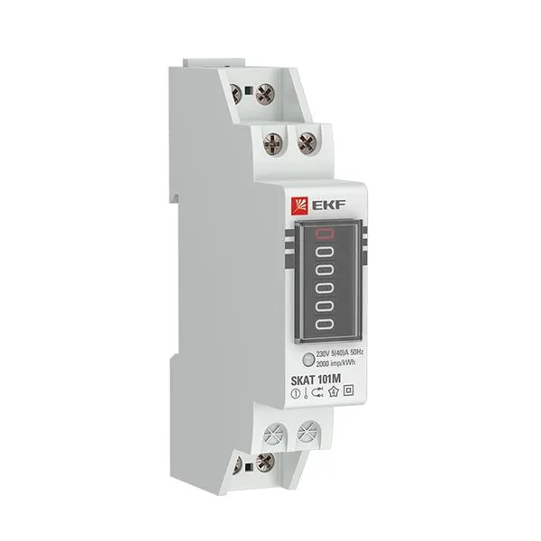 Счетчик электрической энергии модульный SKAT 101M/1-5(40) SDМ EKF PROxima (с поверкой) 10107M