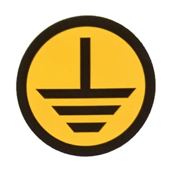 Знак "Земля" круглый d20мм EKF an-1-04