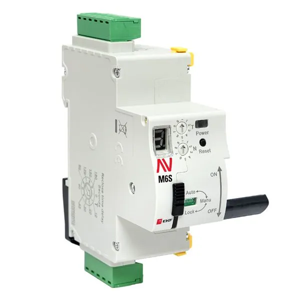 Привод моторный с режимом автовзвода AV-M6S 1P/2P AVERES EKF av-m6s-averes