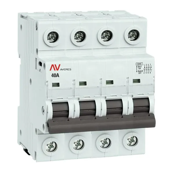 Выключатель нагрузки AVN 4P 40A AVERES EKF avn-4-40-av