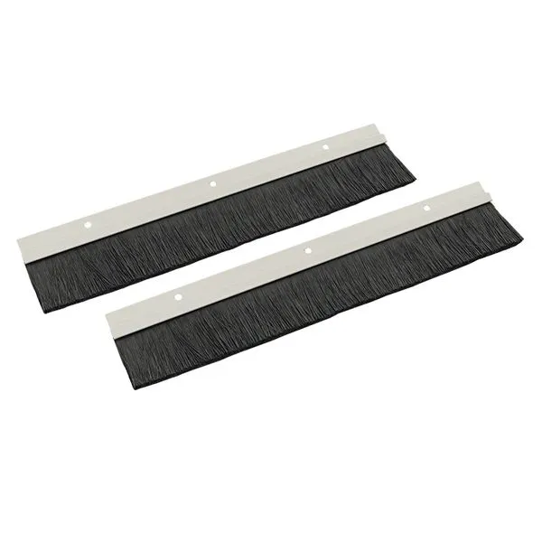 Щеточный буртик на алюминиевом держателе 300*45 ЕKF (2шт) BSCE3045C EKF