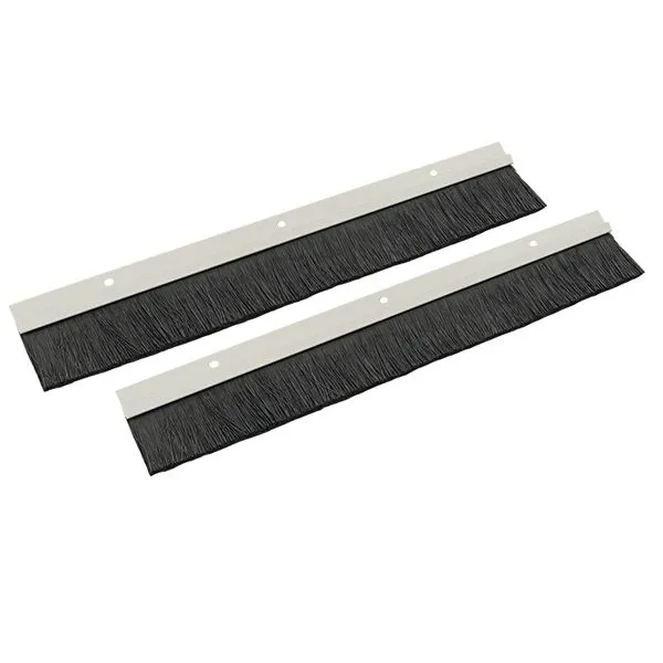 Щеточный буртик на алюминиевом держателе 400*45 ЕKF (2шт) BSCE4045C EKF