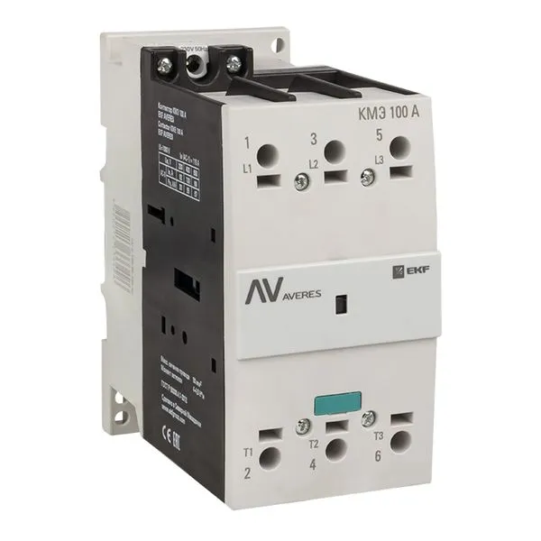Контактор КМЭ 100А 400В АС EKF AVERES ctr-s-100-00-400-av