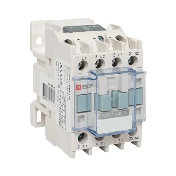 Контактор КМЭ малогабаритный 12А 24В 1NC EKF PROxima ctr-s-12-24-nc