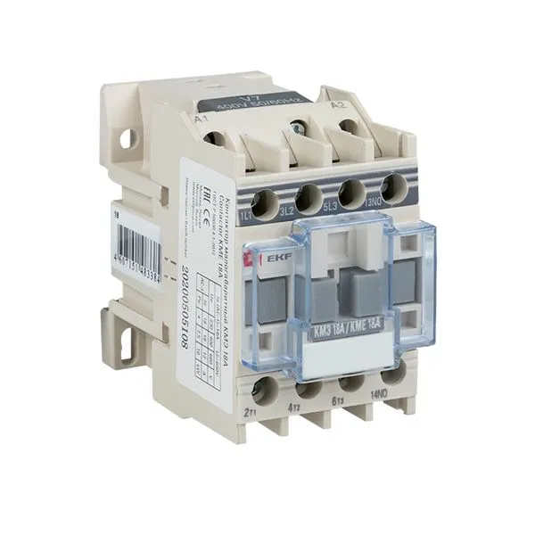 Контактор КМЭ малогабаритный 18А 36В 1NO EKF PROxima ctr-s-18-36