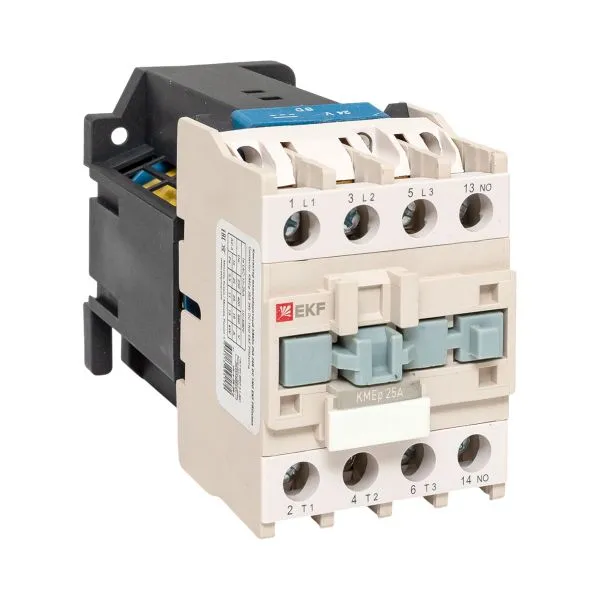 Контактор КМЭп малогабаритный 25А 24В DC 1NO EKF PROxima ctr-s-25-24-p