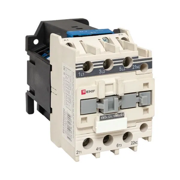 Контактор КМЭп 32А кат. 24В DC 1НЗ PROxima EKF ctr-s-32-24-1nc-p