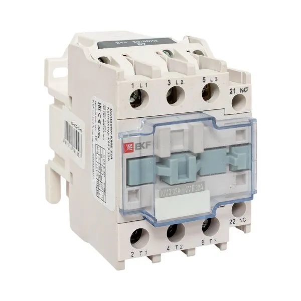Контактор КМЭ 32А кат. 24В AC 1НЗ PROxima EKF ctr-s-32-24-nc