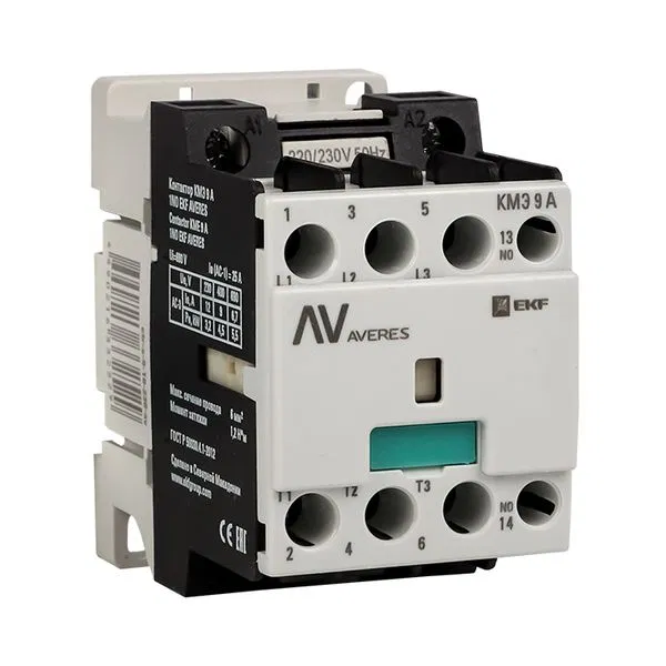 Контактор КМЭ 9А 1NC 400В АС EKF AVERES ctr-s-9-01-400-av