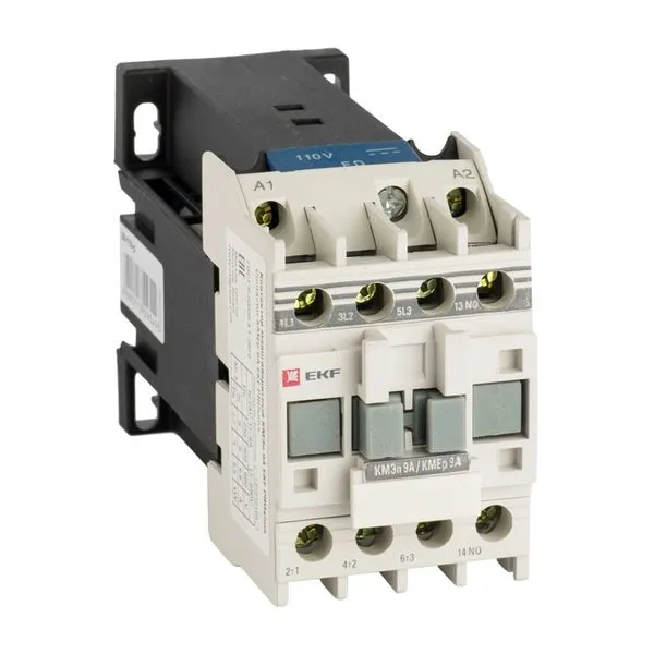 Контактор КМЭп малогабаритный 9А 220В DC 1NC EKF PROxima ctr-s-9-220-nc-p