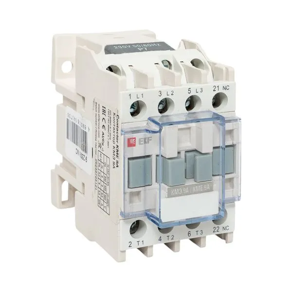 Контактор КМЭ малогабаритный 9А 220В 1NC EKF PROxima ctr-s-9-220-nc