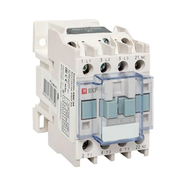 Контактор КМЭ малогабаритный 9А 380В 1NC EKF PROxima ctr-s-9-380-nc