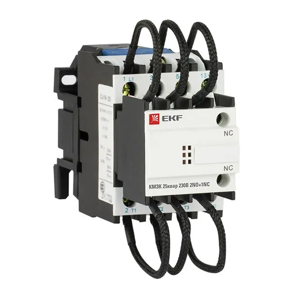 Контактор для конденсатора КМЭК 25квар 230В 2NО+1NC EKF PROxima ctrk-s-63-25-230