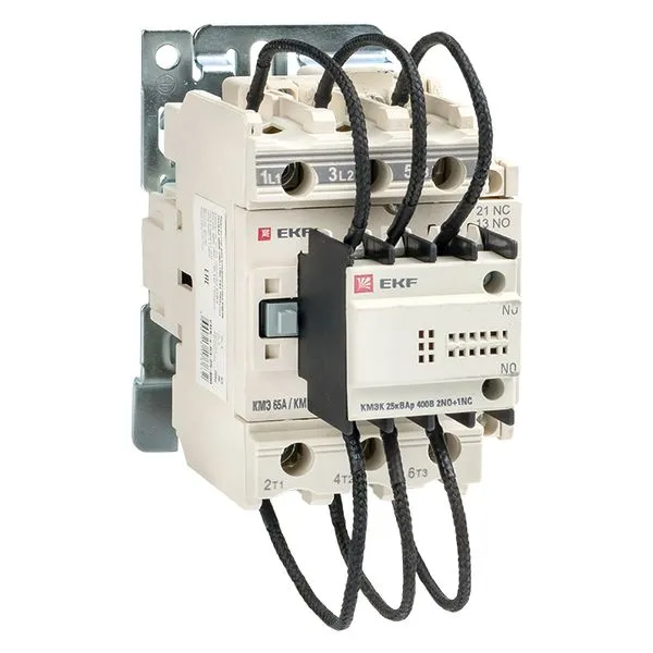 Контактор для конденсатора КМЭК 25квар 400В 2NО+1NC EKF PROxima ctrk-s-63-25-400