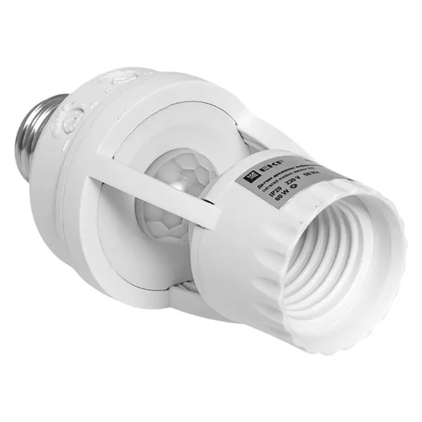 ИК датчик движения E27 60Вт 360гр. до 7м IP20 EKF PROxima dd-ms-E27