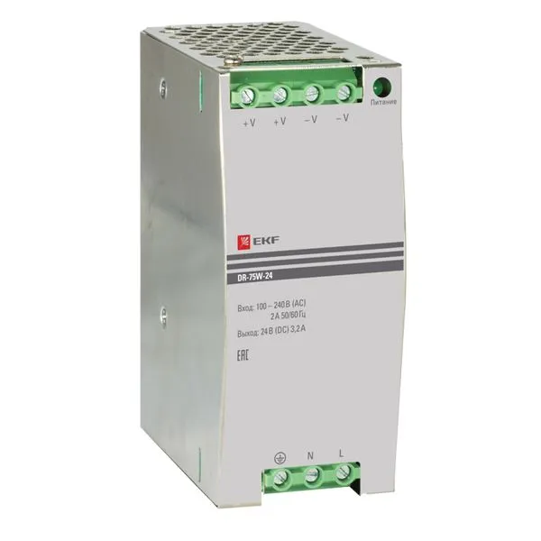 Блок питания 24В DR-75W-24 EKF PROxima dr-75w-24