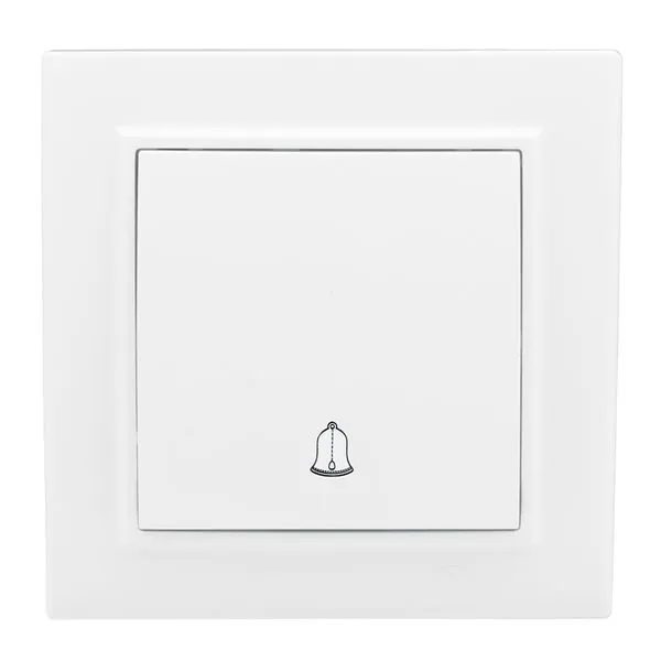Кнопка звонка СП, Минск, 10А, белый EKF ERV10-026-10