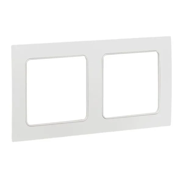 Стокгольм Рамка 2-местная белая EKF EXM-G-303-10