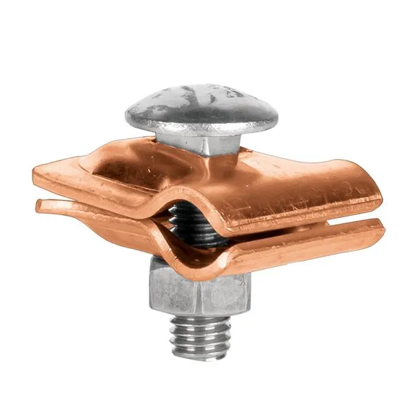 Зажим прута универсальный малый (пластина 30x30мм) Cu EKF PROxima lp-51510-cu