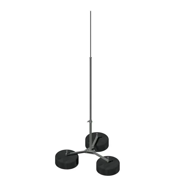 Мачта молниеприемная стальная оцинкованная L=5м EKF lp-stl5000