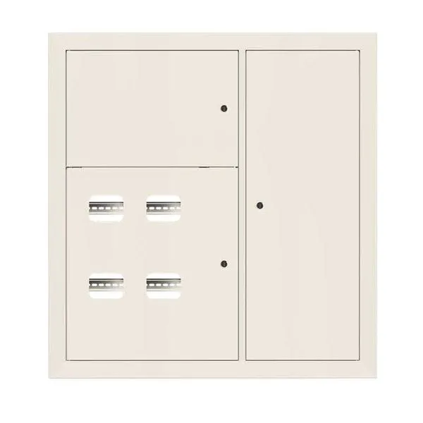 Щит этажный 4 кв. RAL9001 (1000x950x150) EKF Basic mb28-v-4-r9001