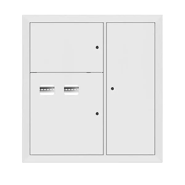 Щит этажный 2 кв. RAL9003 (1000x950x150) EKF PROxima mb29-v-2-ral9003