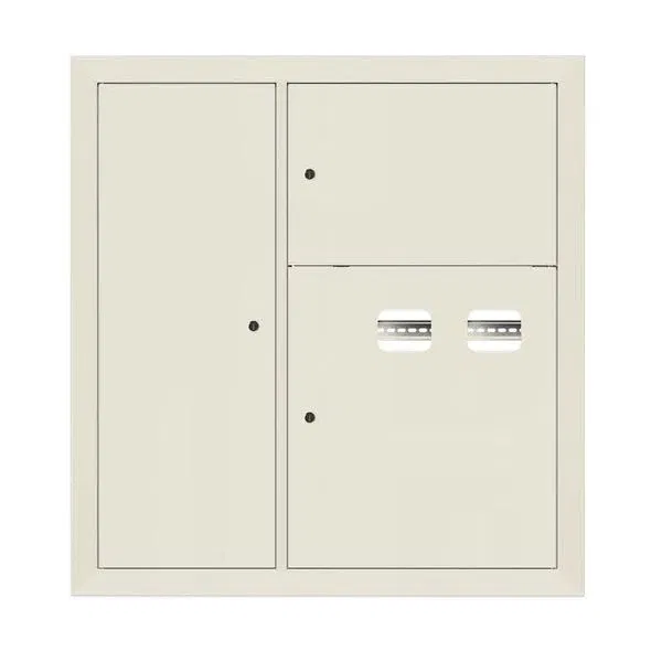 Щит этажный 2 кв. слаботочка слева RAL9002 (1000x950x150) EKF PROxima mb29-v-2z-ral9002