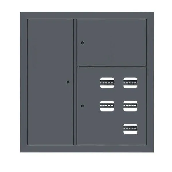 Щит этажный 5 кв. слаботочка слева RAL7016 (1000x950x150) EKF PROxima mb29-v-5z-ral7016