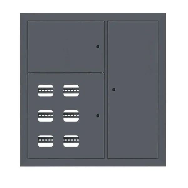 Щит этажный 6 кв. RAL7016 (1000x950x150) EKF PROxima mb29-v-6-ral7016