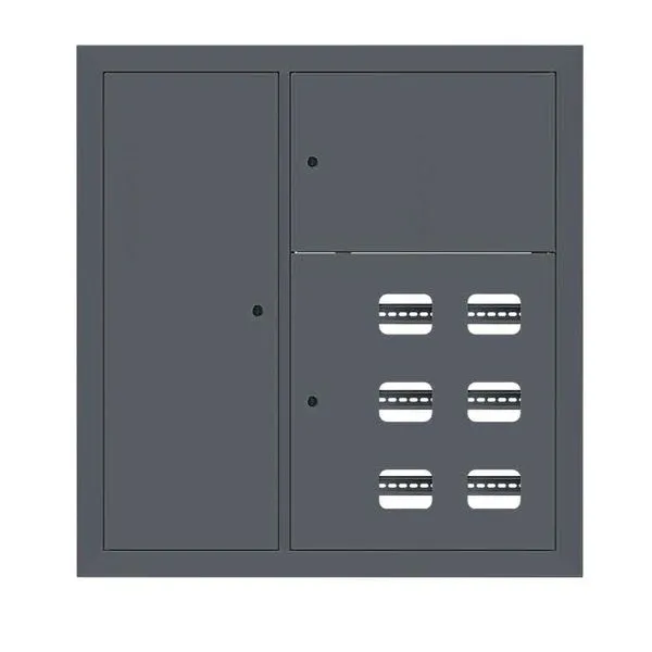 Щит этажный 6 кв. слаботочка слева RAL7016 (1000x950x150) EKF PROxima mb29-v-6z-ral7016