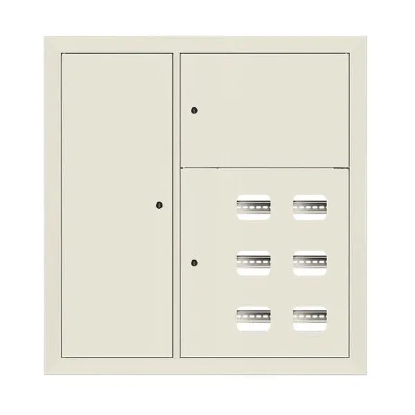 Щит этажный 6 кв. слаботочка слева RAL9002 (1000x950x150) EKF PROxima mb29-v-6z-ral9002