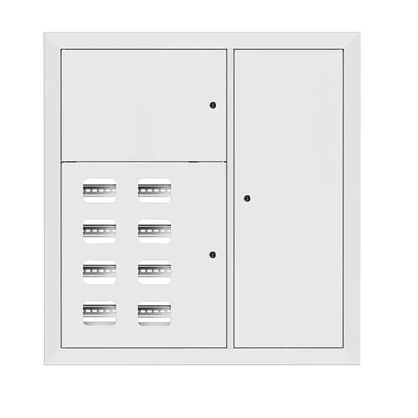 Щит этажный 8 кв. RAL9003 (1000x950x150) EKF PROxima mb29-v-8-ral9003