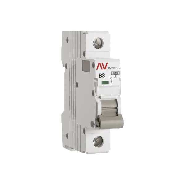 Выключатель автоматический AV-10 1P 3A (B) 10kA EKF AVERES mcb10-1-03B-av
