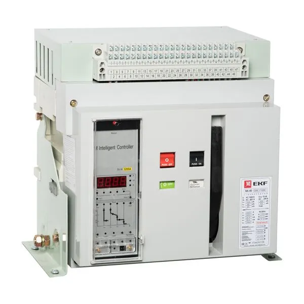Выключатель автоматический 3п 3200/3200А 100кА ВА-45 PROxima стац. EKF mccb45-3200-3200