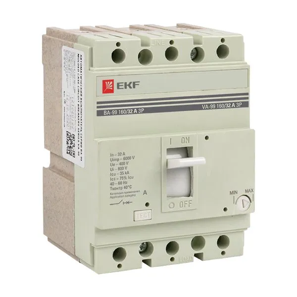 Выключатель автоматический ВА-99 160/ 32А 3P 35кА EKF PROxima mccb99-160-32